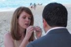 Two people on a beach. - Two people on a beach. 