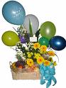 flowers and balloons for my friend Mayka - A virtual present for a wonderful person who celebrated her birthday online
