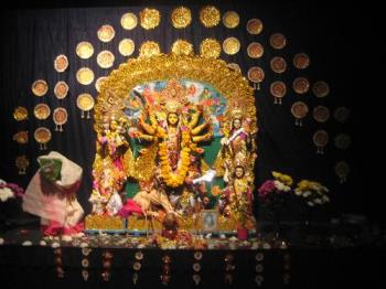 Ma Durga - Ma Durga at one of the London Durga Pujas 2008