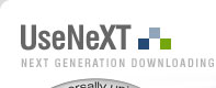 Usenext Site - This is usenext dot com site logo.