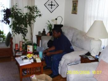 My Livingroom - Nah, the guy doesn't come with it. LOL That's the son of a friend of mine. Their family was visiting on the 4th of July. My Livingroom - Nah, the guy doesn't come with it. LOL That's the son of a friend of mine. Their family was visiting on the 4th of July.