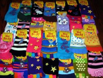 My new toe socks - This is a photo of the toe socks that just arrived a couple days ago.