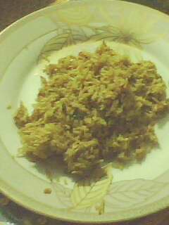 Fried Rice is a Tasty Dish ! - Fried Rice is prepared along with Spices and Vetegables fried together with Rice!!!