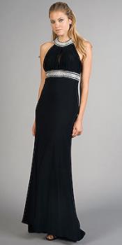 dress - Similar to this style, turquoise instead of black.