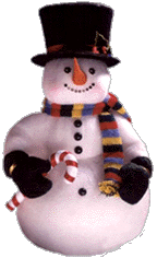  a snowman with a black hat decoarted with a scarf - a snowman with a black hat decorated with a scarf and buttons