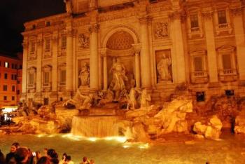 The Trevi at night - I love this place so much, I went back two nights in a row to take pictures!