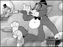 Vintage Tom and Jerry - The black and white version of the cartoon