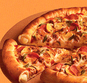 Stuffed Crust Pizza - I really like it if its thin and stuffed crust..

I tend to appreciate the flavors of the toppings better (^_^ )