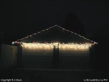 Garage lights - This is the garage. A little fuzzy but.....