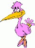 a purple bird with a yellow beak and yellow feet i - a purple bird with a yellow beak and yellow feet in shoes