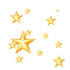 twinkling stars - This stars twinkle and are so pretty.  