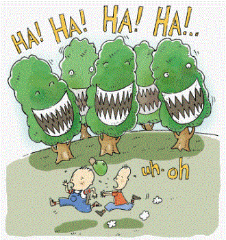the laughing forrest - the laughing bush.