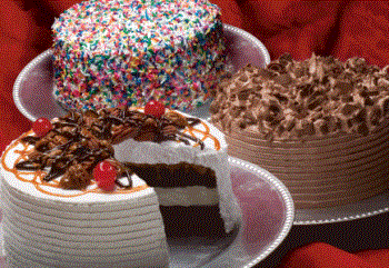 Cakes - shop bought cakes, with cream Cakes - shop bought cakes, with cream