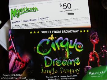 Cirque Du Soleil - Comped tickets to their Jungle Dream Show