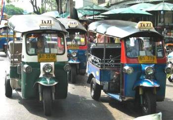 rickshaws - rickshaws in the city