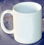 Mug - Is it new or used? - This is a picture of a blank mug. Something like this would be an okay gift from a thrift store.
