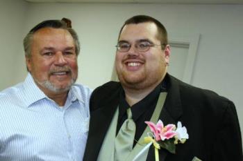 My son's wedding - Photo of my son and my husband last Dec. 1st, Josh's wedding day.. 