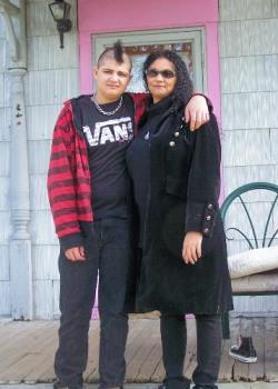 my son and I - taken in October...15 and over 6' tall...