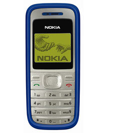 Nokia 1200 - This is one of the basic model phones from Nokia. 