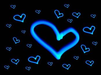 Blue Heart - This is just a pretty blue heart I wanted to share with everyone.