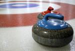 Curling stones - Curling stones/rocks in the "house"
