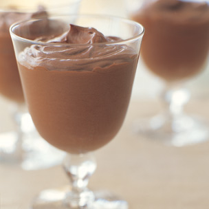 Chocolate Mousse - A great way to end a meal - a rich creamy chocolate mousse!