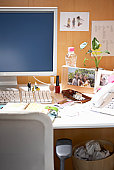 computer office - photo of desktop computer in an office