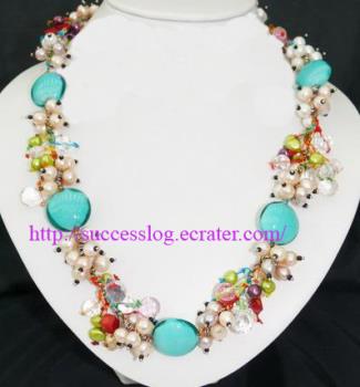 new flower style pearl necklace  - do you like it?
