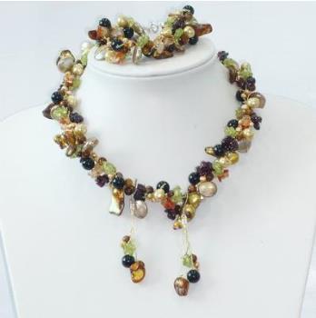 new flower style pearl necklace - do you like it