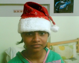 Christmas hat. - It i Christmas time.Merry Christmas to everyone.