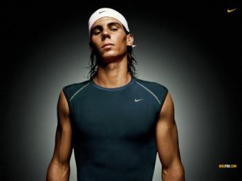 Rafael Nadal - Current rank 1 ATP tennis player.