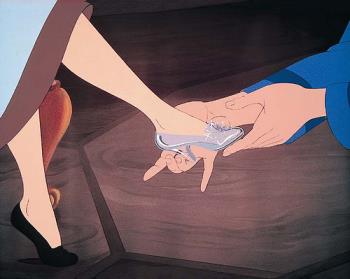 Cinderella&#039;s Slipper - Cinderella&#039;s Glass Slipper is what allowed the story to have a Happy Ending.