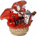 a basket of gifts -  I have a lot of gifts nicely preserved at home. They always remind me of my friends. 