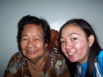 Happy - Happy people, my grandmother and my cousin Happy - Happy people, my grandmother and my cousin