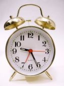 clock - an alarm clock