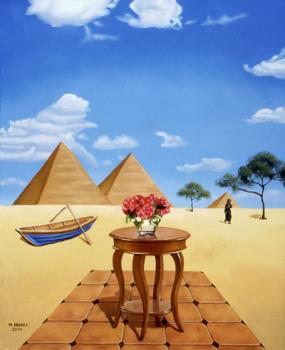 Desert Life - One of my surreal paintings.