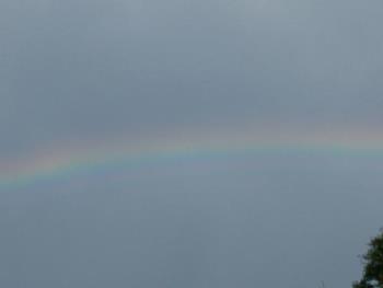 Rainbow - This is the rainbow I saw the other day.