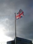 Union Jack - The British Flag, combining the flags of St. George (England), St. Andrew (Scotland) and St. Patrick (Northern Ireland).