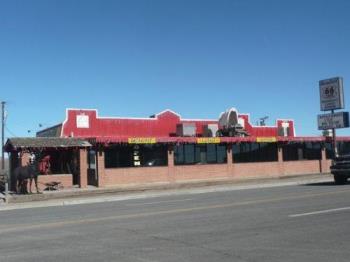 Roadkill Cafe - this is the Roadkill Cafe in Seligman, AZ. My daughter loudly objected to the deer heads and other animal remains prominently displayed in the cafe.