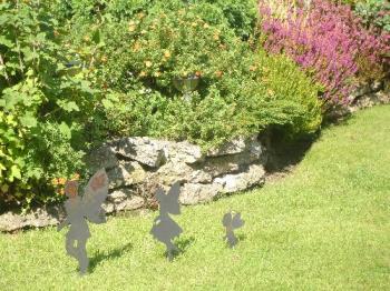 The Heather Garden - This is my heather garden at the top end. There is colour here all year round as there as seasonal heathers.