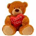 Love teddy - A picture of teddy bear with heart