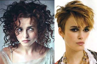 Helena Bonham Carter side by side with Keira Knigh - These two terrific actresses could be sisters!