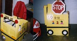 Bus made for Halloween