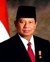 president SBY - this was taken from http://id.wikipedia.org