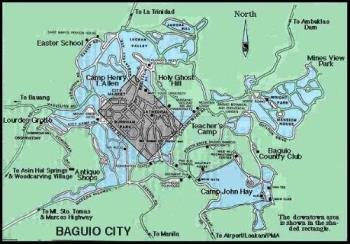 map of baguio - i guess this is a partial map of baguio.. not sure though..