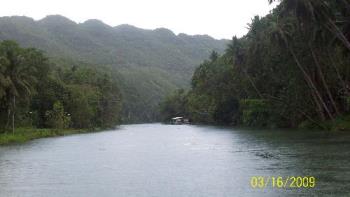 loboc river - Loboc river is found in bohol philippines, where you can ride to a floating restaurant and be serenade with live music.