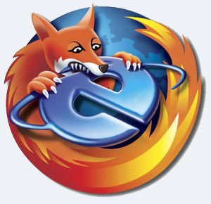 Firefox is better than IE - IE can try a lot - but will never eat firefox!