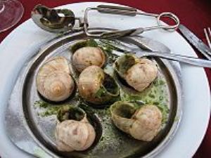 Escargot - It was a terrible sight in the beginning.But I tried it anyhow for the experience of it.