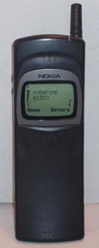 My very first phone! - A Nokia 8110. It was later featured in the Matrix movies.