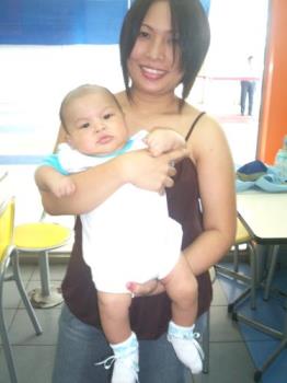 Baby and Me - Happy and contented with my life.